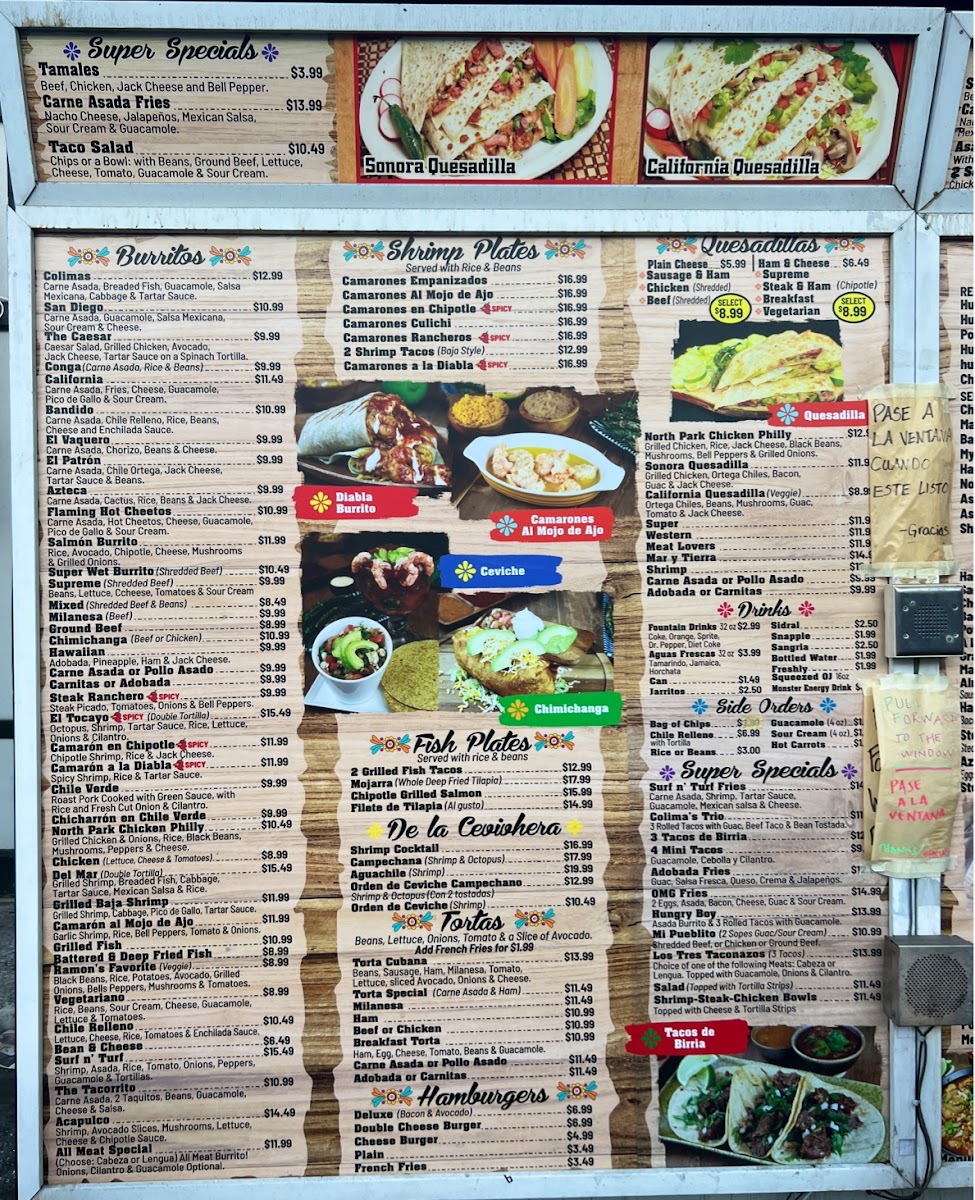 Colima's Mexican Food Menu - Image 3